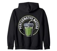 Amante del Matcha Performativo Gen Z Performativo Hombre Sudadera con Capucha