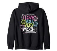 Amante del Mochi, Te Quiero Mucho Mochi Sudadera con Capucha