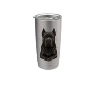 Amante del perro Cane Corso Vaso térmico de acero inoxidable de doble pared