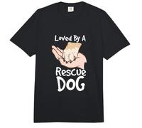 Amante del Perro de Rescate Adoptado Dueño de Perro Rescatador de Perros Adopción de Perros Comfort Colors Adult Heavyweight T-Shirt