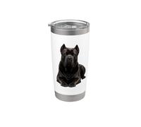 Amante del perro mastín italiano Cane Corso Vaso térmico de acero inoxidable de doble pared