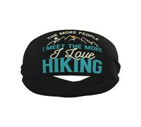 Amante del Senderismo con La Montaña Cuanto Más Gente Conozco, Más J Loue Senderismo Hombre Mujer Diadema Transpirable Cinta Pelo Deporte Comoda Diadema Deportiva para Fitness Yoga Fútbol