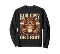 Amante del té Earl Grey Or I Riot Vintage Or I Riot Sudadera