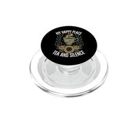 Amante del té Happy Place Tea Silence PopSockets PopGrip para MagSafe