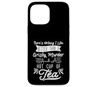Amante del té Murder Mystery Reader Carcasa para iPhone 13 Pro MAX