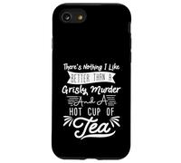 Amante del té Murder Mystery Reader Carcasa para iPhone SE (2020) / 7/8