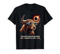 Amante del Toro Eclipse Solar Total 12 de Agosto de 2026 Totalidad Camiseta