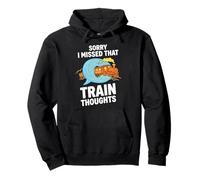 Amante del Tren Viajero Vida Tren Viaje Amante del Tren Sudadera con Capucha
