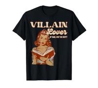 Amante del Villano Divertido Bookish Dark Romance Book Lover Camiseta gráfica económica, Hombre, Negro, L