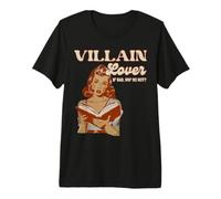 Amante del Villano Divertido Bookish Dark Romance Book Lover Camiseta Premium