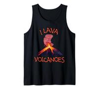 Amante del volcán I Volcanes de lava Geología divertida Camiseta sin Mangas