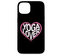 Amante del Yoga con un corazón Carcasa para iPhone 13