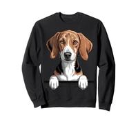 Amante Divertido de American Foxhound con Bolsillo Que se asoma Sudadera