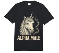 Amante Divertido de la fantasía con Unicornio Macho Alfa Comfort Colors Adult Heavyweight T-Shirt