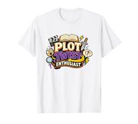 Amante Divertido de los Libros y la Historia de la Trama Twist Camiseta