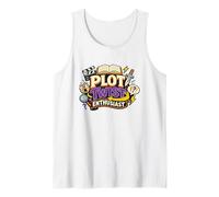 Amante Divertido de los Libros y la Historia de la Trama Twist Camiseta sin Mangas