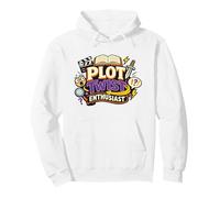 Amante Divertido de los Libros y la Historia de la Trama Twist Sudadera con Capucha