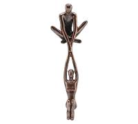 Amante Escultura Adorno, Pareja Romántica Arte Bailando Escultura Resina Arte Abstracto Estatua Hombre Levantando Mujer Bailando Estatuilla Hogar Oficina Decoración