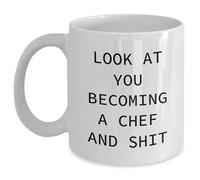 Amante - Mírate Convirtiéndote En Chef Y Esas Cosas Taza Porcelana Taza De Café Cerámica Tazas Para Oficina Bebidas Hogar 330Ml