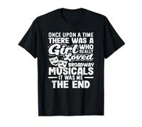 Amante musical Broadway Musicales Chica Amor Camiseta