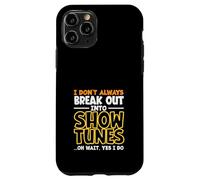 Amante musical rompe en melodías de espectáculo Carcasa para iPhone 11 Pro