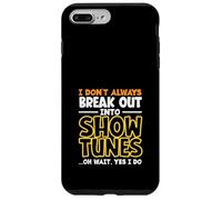 Amante musical rompe en melodías de espectáculo Carcasa para iPhone 7 Plus/8 Plus