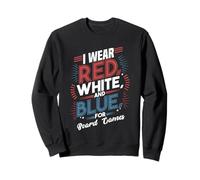 Amante patriótico del Juego de Mesa Rojo Blanco Azul USA Fun Sudadera