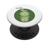 Amante Smiski, Lindo smiski, Regalo para Mejor Amigo PopSockets PopGrip Adhesivo