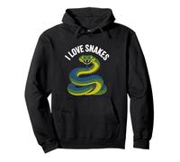 Amante Vibrante de la Vida Silvestre I Love Snakes Sudadera con Capucha