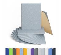 Amantech Paquete de 12 paneles acústicos autoadhesivos de espuma a prueba de sonido, panel acústico de alta densidad, paneles rectangulares de 16 x 12 x 0.4 pulgadas en el hogar, oficina, sala de