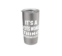 Amantes de Escocia que entiendes a las mujeres escocesas Vaso térmico de acero inoxidable de doble pared