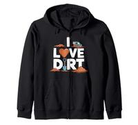 Amantes de la aventura al aire libre I Love Dirt Sudadera con Capucha