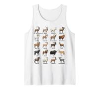 Amantes de la Ciencia de Las Cabras montesas Salvajes, ovejas e Ibex Camiseta sin Mangas