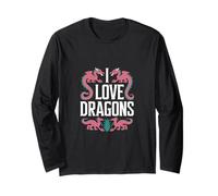 Amantes de la fantasía mística I Love Dragons Manga Larga