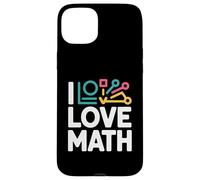 Amantes de la geometría matemática Álgebra Carcasa para iPhone 15 Plus