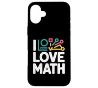 Amantes de la geometría matemática Álgebra Carcasa para iPhone 16 Plus