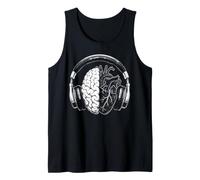 Amantes de la música del Cerebro y el Camiseta sin Mangas
