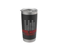 Amantes de la música Escuela de música Profesor Músico Estu Vaso térmico de acero inoxidable de doble pared