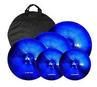 Amantes De La Música Platillos Batería De Platillos De Aleación 14 Hihats 16 Crash 18 Crashride 20inch Ride Plus Y Bolsa 5 Piezas Resistente A Impactos(Type3 5 pcs)