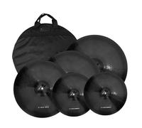 Amantes De La Música Platillos Juego De Batería Platillos Aleación Profesional 14 Hihats 16 Crash 18 Crashride 20 Pulgadas Ride Plus Y Bolsa 5 Piezas(Type2 5 pcs)