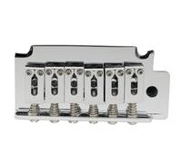 Amantes De La Música Puente De Guitarra Accesorios Estándar Para Puente Trémolo De Guitarra Bloque Corto Estilo 2 Puntos 52,5mm(Chrome)