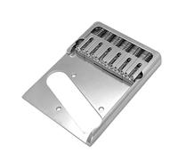 Amantes De La Música Puente De Guitarra Accesorios Para Instrumentos Musicales De Acción Cuerda Puente Latón Específico Para Guitarra 10,7mm(Silver)