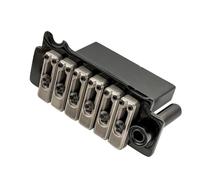 Amantes De La Música Puente De Guitarra Puente Trémolo De 2 Puntos De 52,5 Mm Con Monturas Acero Inoxidable Para Guitarra Eléctrica(Black)