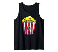 Amantes de películas y Palomitas de maíz Cine Comida Fiesta temática Pop Maíz Camiseta sin Mangas