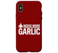 Amantes del ajo. Necesita más ajo. Conocedor Gourmet Carcasa para iPhone X/XS