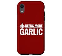 Amantes del ajo. Necesita más ajo. Conocedor Gourmet Carcasa para iPhone XR