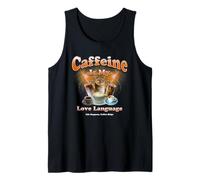 Amantes del café Cafeína Mi Amor Lenguaje Bootleg Java Camiseta sin Mangas