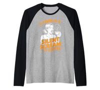 Amantes del café Un bostezo es un Grito silencioso para el café Camiseta Manga Raglan