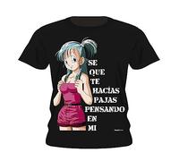 Amantes del Manga, ¡¡¡Esta ES Vuestra Camiseta!!! (Negra Manga Corta, L)