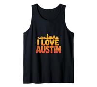 Amantes del Paisaje Urbano de Austin Camiseta sin Mangas
